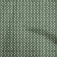 oneOone pamuk Poplin tamno zelena tkanina Azijski Kilim šivaći materijal Print tkanina by the Yard Wide