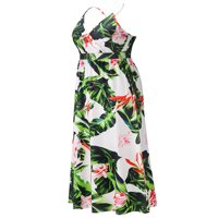 Fanvereka Women Ljeto klizačka haljina boemska cvjetna špageta remen za letnje pune narukvice suknja za