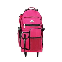 Everest Deluxe ruksak na kotačima 18.5 13.5 7 vruće ružičaste