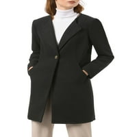 Jedinstvena povoljna ponuda Ženska minimalistički zimski kaput bez okoline