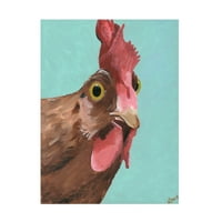 Hipi Hound Studios 'Chicken Rooster Wilson' Canvas Art