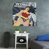 Comics - Wonder Woman - zidni poster konstruktivizma, 22.375 34