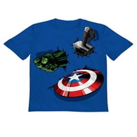 Marvel Boys Grafičke Majice Sa Kratkim Rukavima 2 Pakovanja, Veličine 4-18