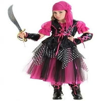 Princeza Paradise Pirate Girt Halloween Fanchine-haljina kostim za dijete, L
