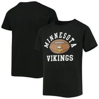 Omladinska Crna Minnesota Vikings Fudbalska Majica