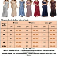 Glookwis MAXI Dresses Bodycon Sexy Ball Gown Fishtail Holiday Party Dugres Sequin večer Ružičasta M