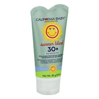 California Baby California Baby Ljetni mješavina Širok spektar SPF 30+ krema za sunčanje - 2. unca