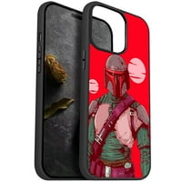 Kompatibilan s iPhone Pro telefonom Case Star Wars Boba Fett & Soft Edge) 2Tet681
