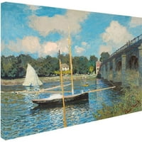 Zaštitni znak Likovna umjetnost most u Argenteuilu Umjetnost platna Claudea Moneta