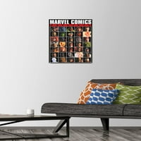 Marvel stripovi - predstavlja rešetku zidni poster s pushpinsom, 14.725 22.375