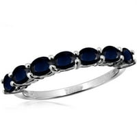 JewelersClub citrin prsten-zapanjujući srebra prsten sa 1. Carat T. G. W. Citrin-Elegantan Dizajn Prstena Od 7 Kamena-Hipoalergeno Srebro