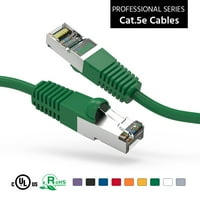 1,5ft CAT.5E zaštićena Ethernet mrežom za podizanje kabela zeleno, pakovanje