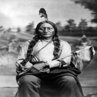 Sjedeći bik, Lakota plemenski glavni poster Ispis izvora nauke
