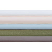 Cannon Solid Percale Grey Split King Sheet Set