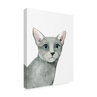 Zaštitni znak likovne umjetnosti 'portret mačke i' umjetnost na platnu Grace Popp