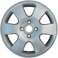 Preokret OEM aluminijumski aluminijski kotač, obrađeni i srebrni, odgovara 2000- Ford Focus