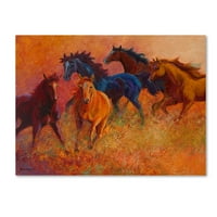 Zaštitni znak likovne umjetnosti' Konji slobodnog dometa ' platno Art Marion Rose