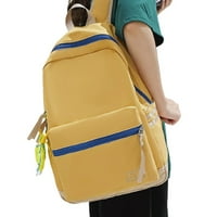 Ženska slatka modna torba Najlonska krpa Vodootporna torba za studente koji idu u školsko žuto jedno pakovanje