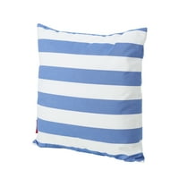 ESME vanjski vodootporni jastuk od tkanine za otporan na kvadrat, set od 2, plave boje