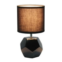 Jednostavni dizajn okrugli mini stolna svjetiljka prizma sa odgovarajućim hladom tkanine