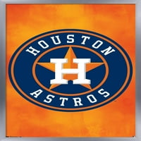 Houston Astros - logo 16.5 24.25 Uokvireni poster