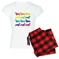 CafePress-Rainbow Dachshunds - ženska lagana pidžama